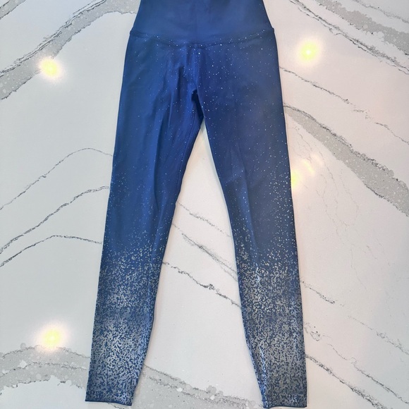 Beyond Yoga Blue Glitter Leggings - Picture 6 of 11